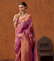 Elegant Orange Cotton Casual Saree Comfortable