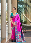 Regal cream banarasi silk zari saree